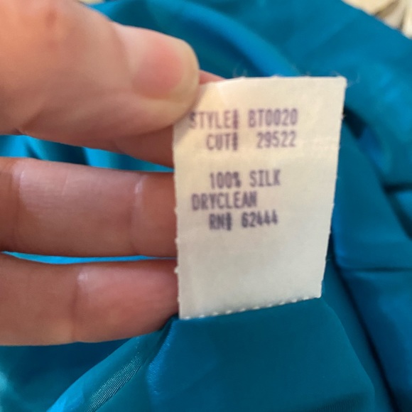 Vintage Nicole Miller Collection Silk Gown - Picture 4 of 9